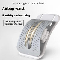 Adjustable Back Stretcher & Massager for Pain Relief